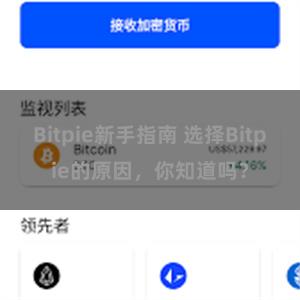 Bitpie新手指南 选择Bitpie的原因，你知道吗？