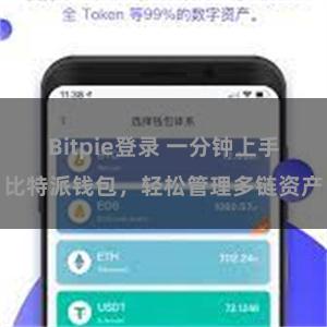 Bitpie登录 一分钟上手比特派钱包，轻松管理多链资产