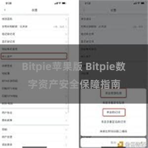 Bitpie苹果版 Bitpie数字资产安全保障指南