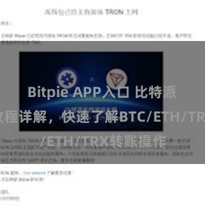 Bitpie APP入口 比特派钱包转账教程详解，快速了解BTC/ETH/TRX转账操作