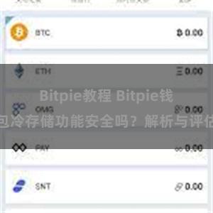 Bitpie教程 Bitpie钱包冷存储功能安全吗？解析与评估