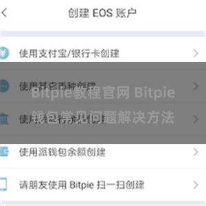 Bitpie教程官网 Bitpie钱包常见问题解决方法