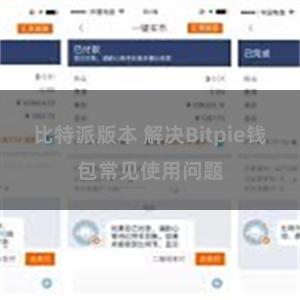 比特派版本 解决Bitpie钱包常见使用问题