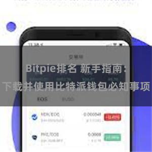 Bitpie排名 新手指南：下载并使用比特派钱包必知事项