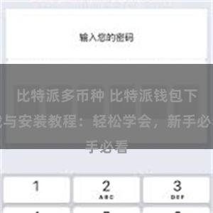 比特派多币种 比特派钱包下载与安装教程：轻松学会，新手必看