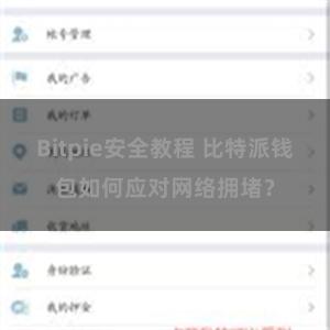 Bitpie安全教程 比特派钱包如何应对网络拥堵？