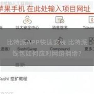 比特派APP快速安装 比特派钱包如何应对网络拥堵？