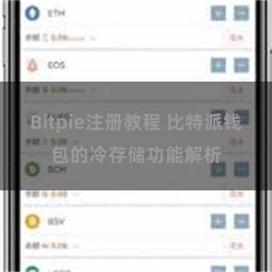 Bitpie注册教程 比特派钱包的冷存储功能解析