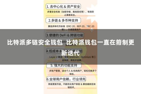 比特派多链安全钱包  比特派钱包一直在箝制更新迭代